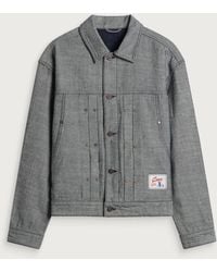 Dime - Pleated Denim Jacket - Lyst