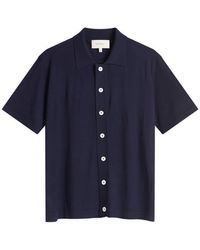 Second/Layer - Button Through Knitted Shirt - Lyst