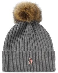 3 MONCLER GRENOBLE - Beanie Hat With Logo - Lyst