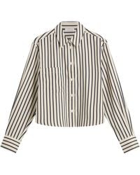 Anine Bing - Essie Cropped Shirt - Lyst