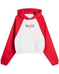 SUNDAYFRUITMARKET - Sunday Ranglan Hoodie - Lyst