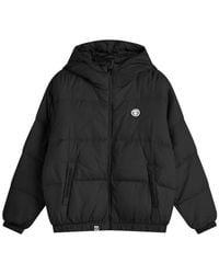 Aape By A Bathing Ape - Aape Now Camo Badge Hooded Down Jacket - Lyst
