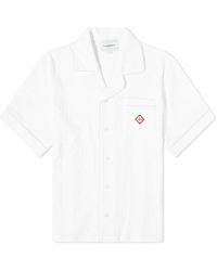 Casablancabrand - Monogram Towelling Short Sleeve Shirt - Lyst