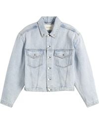 Entire studios - Shrunken Denim Jacket - Lyst