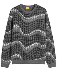 Dime - Houndstooth Knit Sweater - Lyst