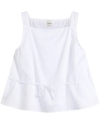 Leset - Yoko Drawstring Tank Top - Lyst