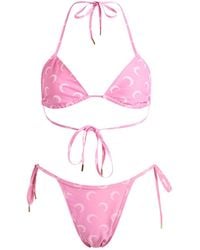 Marine Serre - Moon Printed Bikini Set - Lyst