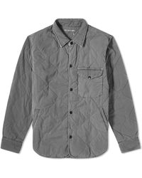 Save Khaki - Quilted Shirt Jacket - Lyst