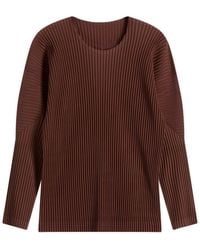 Homme Plissé Issey Miyake - Homme Plissé Long Sleeve Top - Lyst