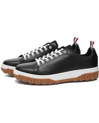 Thom Browne - Leather Court Sneakers - Lyst