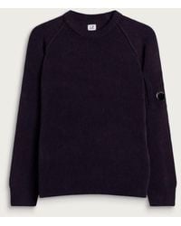 C.P. Company - Chenille Knit Lens Jumper - Lyst