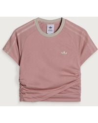 adidas - X Jennie Layer Crop T-Shirt - Lyst