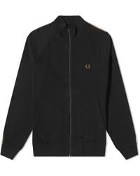 Fred Perry - Chequerboard Tape Track Jacket - Lyst