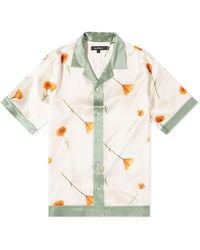 NAHMIAS - Poppy Short Sleeve Silk Shirt - Lyst