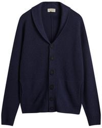 John Smedley - Rockford Cashmere Shawl Collar Cardigan - Lyst