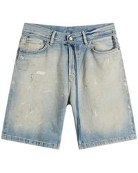 Acne Studios - Roland Denim Shorts - Lyst