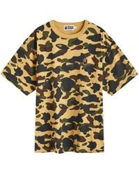A Bathing Ape - 1St Camo One Point T-Shirt - Lyst