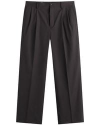 Kaptain Sunshine - Wool Poplin Shoecut Trousers - Lyst