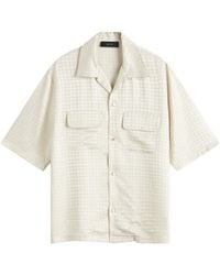 Amiri - Quad Jacquard Camp Shirt - Lyst