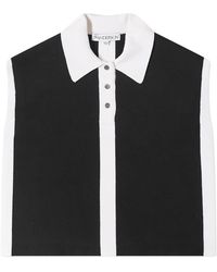 JW Anderson - Layered Contrast Polo Shirt Vest Top - Lyst