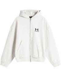 Balenciaga - Under Armour Zip-Up Hoodie - Lyst