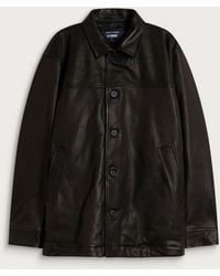 Comme des Garçons - Oil Deer Leather Car Coat Jacket - Lyst