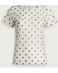 Hosbjerg - Betty Short Sleeve Mesh Top - Lyst