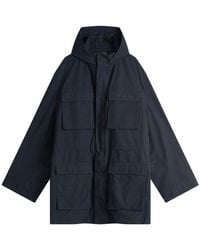 Balenciaga - Cotton Ripstop Uniform Parka Jacket - Lyst