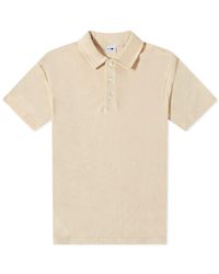 NN07 - Joey Towelling Polo Shirt - Lyst