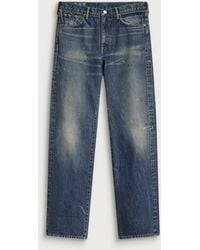 Visvim - Social Sculpture 03 Wide Damaged Jeans - Lyst