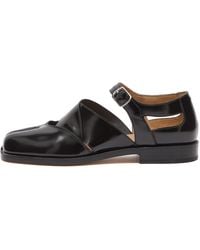 Maison Margiela - Tabi Leather Sandals - Lyst