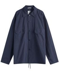 Nanamica - Cotton Wool Deck Shirt Jacket - Lyst