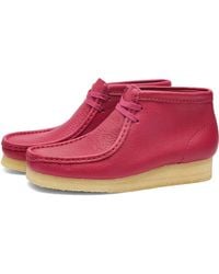Clarks - Wallabee Leather Boots - Lyst