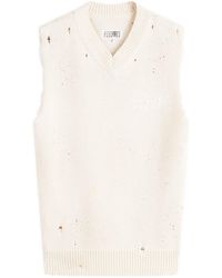 MM6 by Maison Martin Margiela - Numbers Print Vest - Lyst