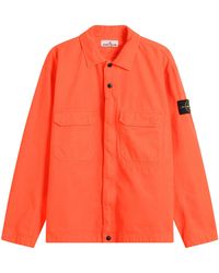 Stone Island - Ripstop Zip Shirt Jacket - Lyst