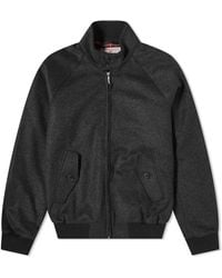 Baracuta - G9 Melton Wool Harrington Jacket - Lyst