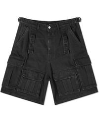 Vetements - Multi Pocket Cargo Denim Shorts - Lyst