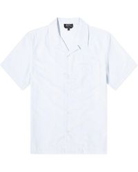 A.P.C. - Lloyd Stripe Vacation Shirt - Lyst