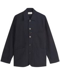 Universal Works - Ospinal Cotton Seersucker Bakers Jacket - Lyst