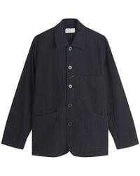 Universal Works - Ospinal Cotton Seersucker Bakers Jacket - Lyst