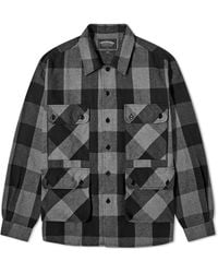FRIZMWORKS - Buffalo Check Shirt Jacket - Lyst