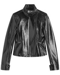 Courreges - Motorcycle Vinyl Jacket - Lyst