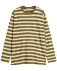AURALEE - Gradient Stripe Jersey L/S T-Shirt - Lyst