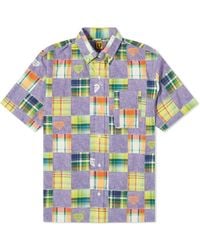 Human Made - Short Sleeve Patchwork Print Shirt - Lyst