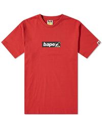 A Bathing Ape - Archive Bape Camo Box Logo T-Shirt - Lyst
