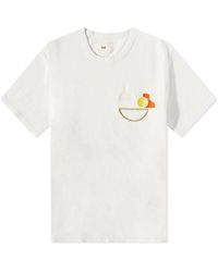 Folk - Embroidered T-Shirt - Lyst