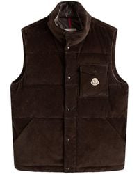Moncler - Agen Vest Maxi Corduroy Gilet - Lyst