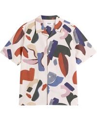 Wax London - Didcot Abstract Shapes Vacation Shirt - Lyst