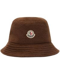 Moncler - Teddy Fleece Bucket Hat - Lyst
