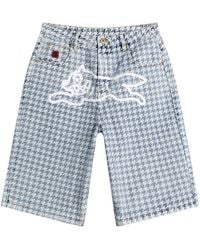 ICECREAM - Houndstooth Running Dog Jorts - Lyst
